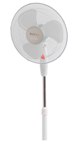 CLIVEX Eco Floor and Wall Fan 3 Snelheden 40cm (45W)