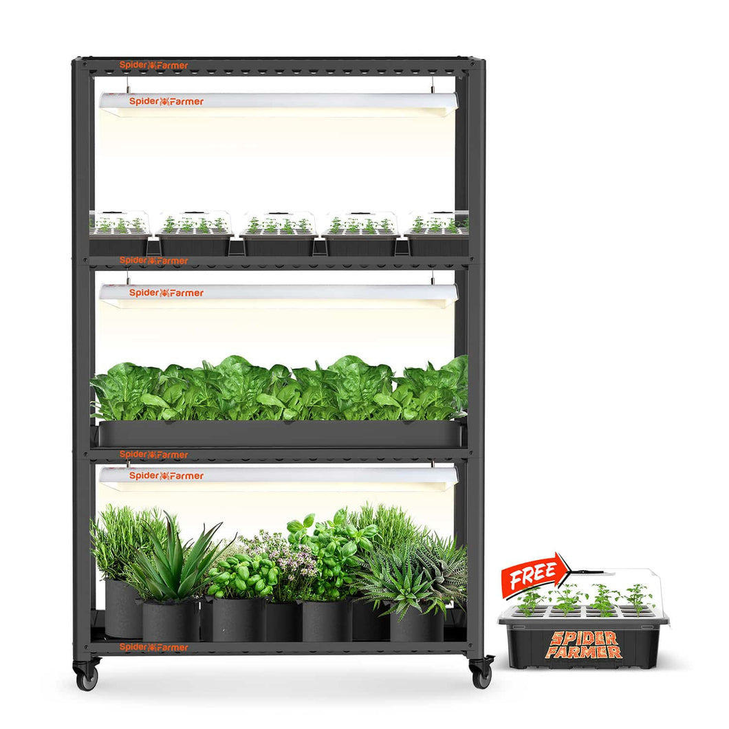 Spider Farmer SF600 Grow Cabinet Scaffale per piante da interno