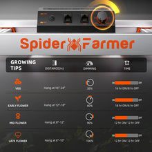 Carica l&#39;immagine nel visualizzatore di Gallery, Lampada da coltivazione LED a spettro completo Spider Farmer G5000 da 480 W
